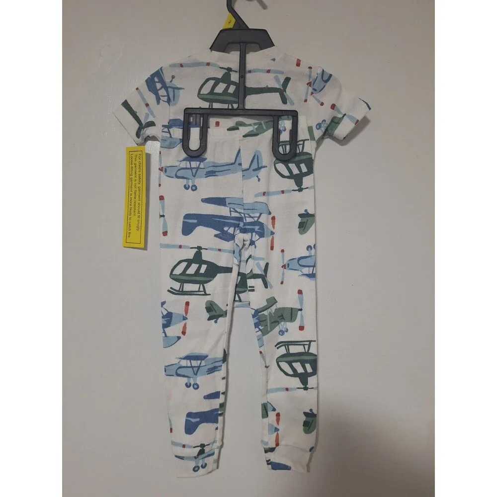 Child of Mine by Carters Toddler Boys Pajamas 3T NWT Airplane Helicopter 2pc